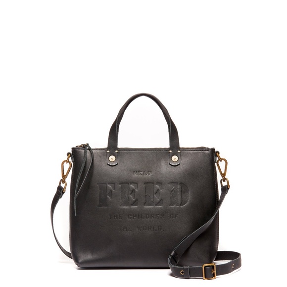 Feed Me Fight Me Handbags - NWOT FEED crossbody black bag